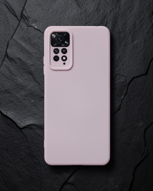 Xiaomi Redmi Note 11 Pro Kılıf Nano İçi Kadife Silikon - Lila