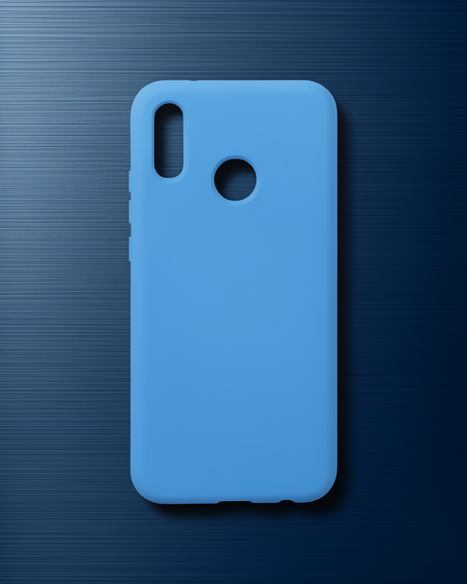 Huawei P20 Lite Kılıf Nano İçi Kadife Silikon - Mavi