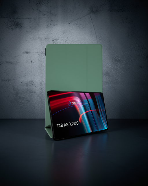 Samsung Galaxy X200 Tab A8 10.5 Kılıf Tablet Smart Kılıf - Koyu Yeşil