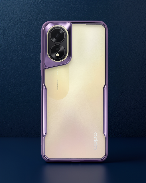 Oppo A38 Kılıf Boyi Silikon Kapak - Derin Mor
