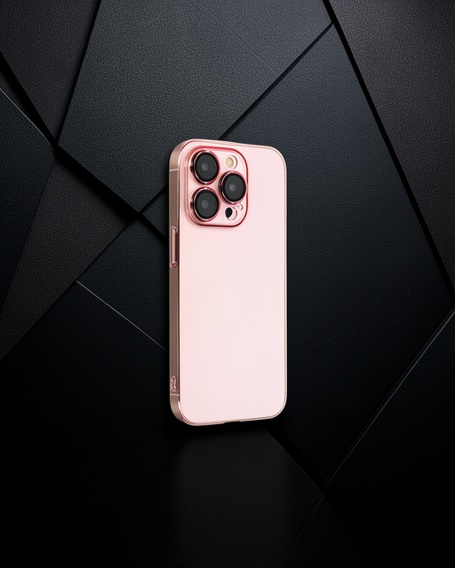 Apple İphone 13 Pro Kılıf Armada Lensli Kapak - Rose Gold