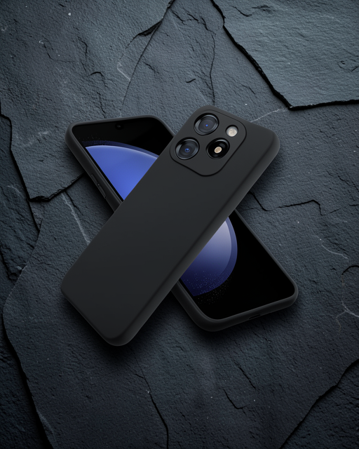 Tecno Spark Go 2024 Kılıf First Silikon - Siyah