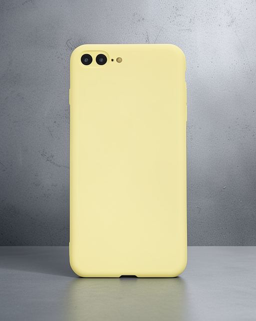 Apple İphone 7 Plus Kılıf First Silikon - Sarı