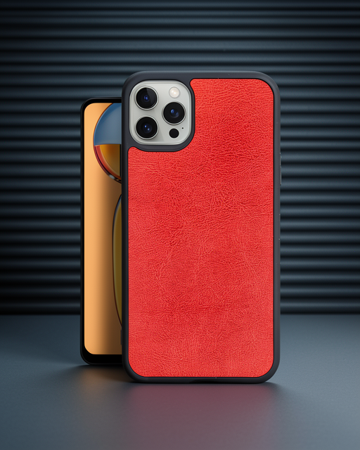 Apple İphone 14 Pro Kılıf Aras Deri Kapak - Kırmızı