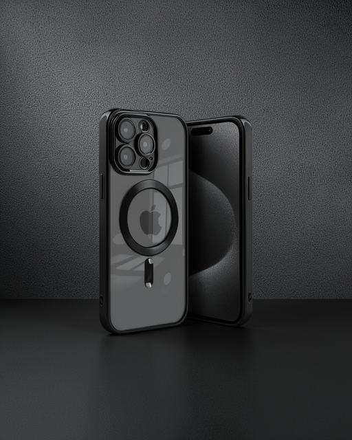 Apple İphone 15 Pro Max Kılıf Kross Magneticsafe Kapak - Siyah