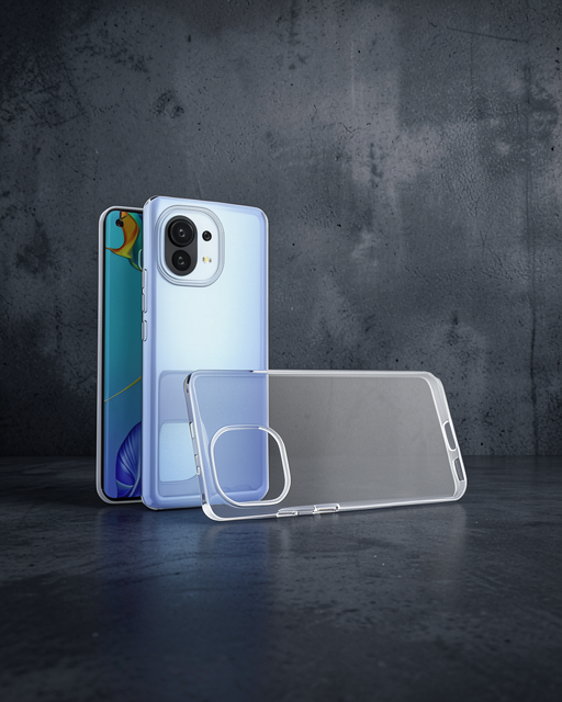 Xiaomi Mi 11 Kılıf Lüx Şeffaf Silikon