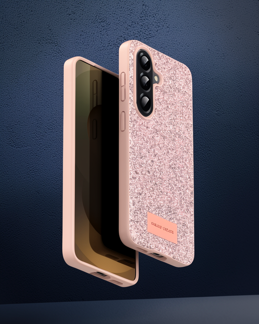 Onegif Samsung Galaxy A17 5g Bright Simli Kapak - Pembe