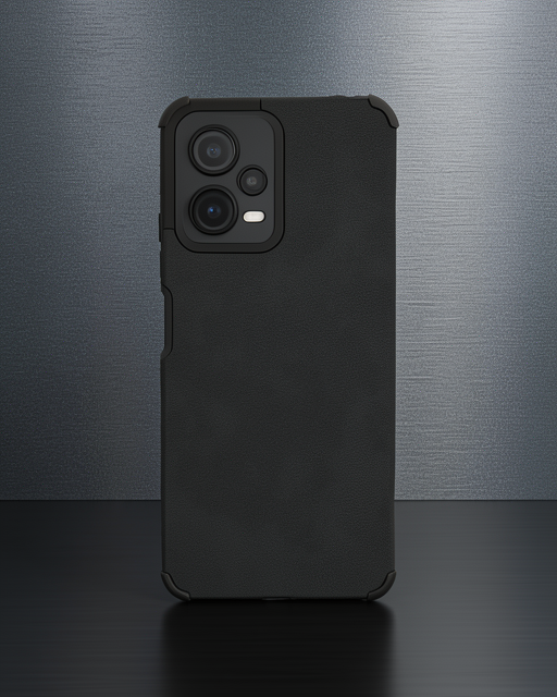 Xiaomi Redmi Note 12 5g Kılıf Loop Deri Silikon - Siyah