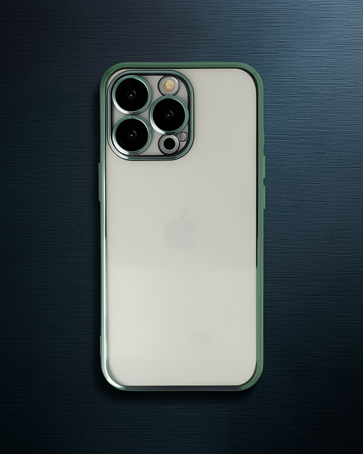 Apple İphone 14 Pro Kılıf Razer Lensli Silikon - Yeşil