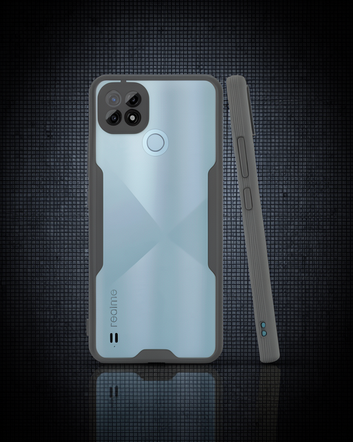 Realme C21 Kılıf Platin Silikon - Siyah