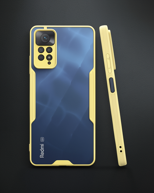 Xiaomi Redmi Note 11 Pro Kılıf Platin Silikon - Sarı