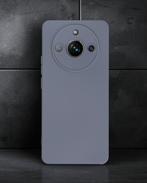 Realme 11 Pro Kılıf Nano İçi Kadife Silikon - Gri