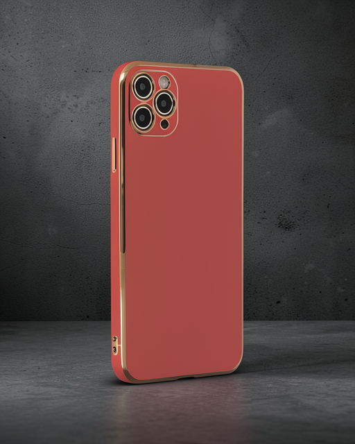 Apple İphone 11 Pro Max Kılıf Volet Silikon - Kırmızı