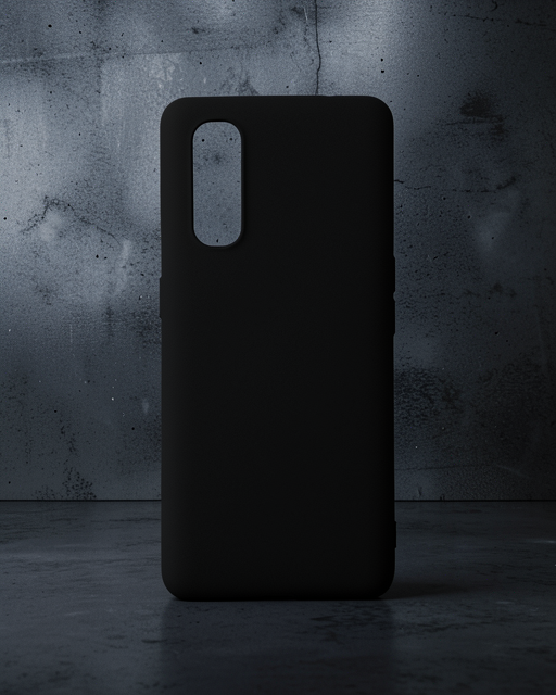 Oppo Find X2 Kılıf First Silikon - Siyah