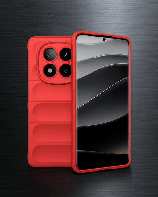 Xiaomi Redmi Note 14 Pro 5g Kılıf Optimum Silikon - Kırmızı