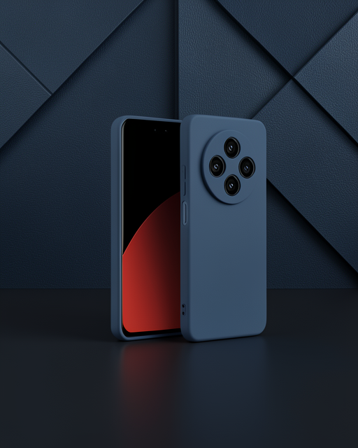 Xiaomi Redmi 14c Kılıf Nano İçi Kadife Silikon - Lacivert