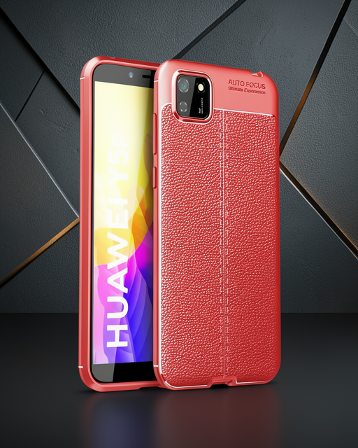 Huawei Y5p Kılıf Auto Focus Kapak - Kırmızı