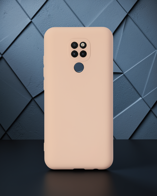 General Mobile Gm 20 Kılıf Nano İçi Kadife Silikon - Pudra