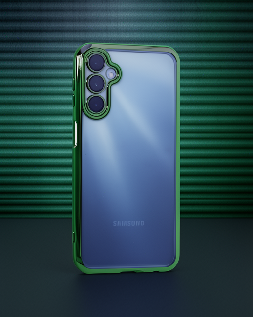 Samsung Galaxy A25 5g Kılıf Razer Lensli Silikon - Yeşil