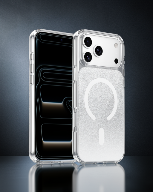 Onegif Apple İphone 17 Pro Sora Simli Magsafe Kapak - Beyaz