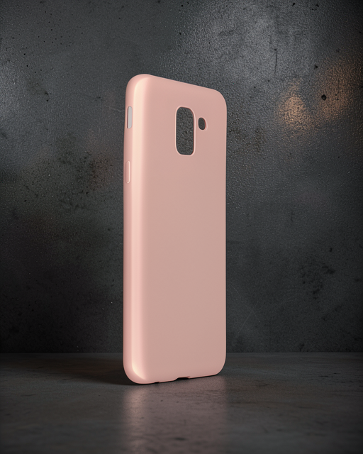 Samsung Galaxy J6 Kılıf First Silikon - Rose Gold