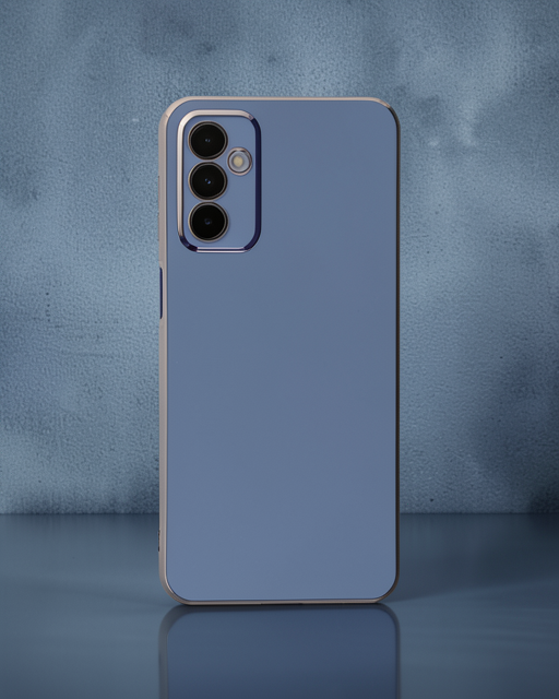 Samsung Galaxy M23 Kılıf Volet Silikon - Mavi