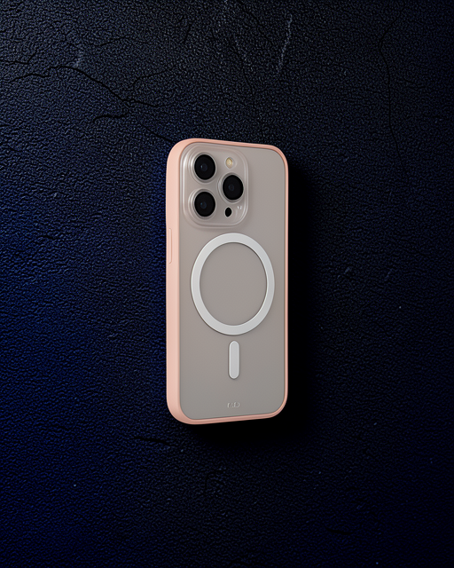 Apple İphone 14 Pro Kılıf Grand Magneticsafe Kapak - Pembe