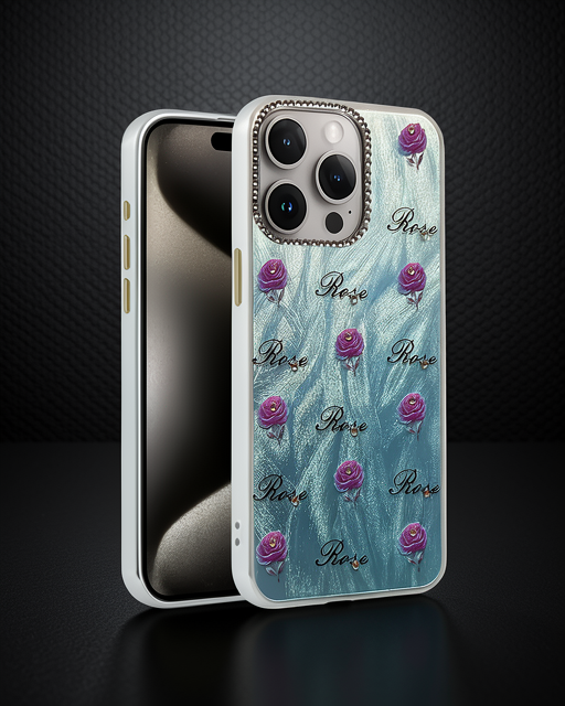 Apple İphone 15 Pro Max Kılıf Blade Aynalı Desenli Kapak - Desen 9