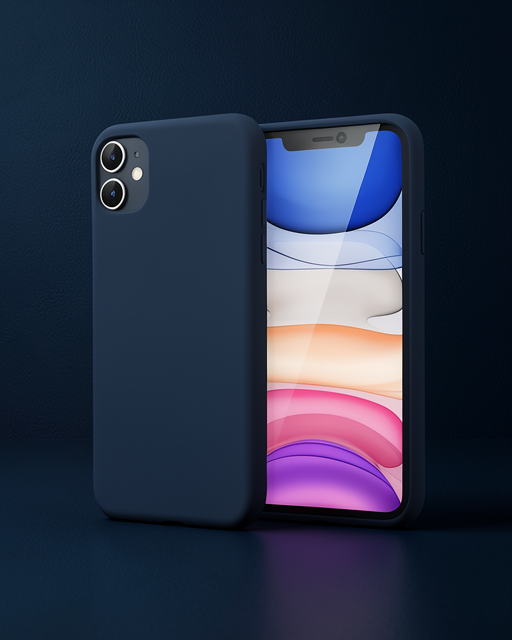Apple İphone 11 Kılıf First Silikon - Lacivert