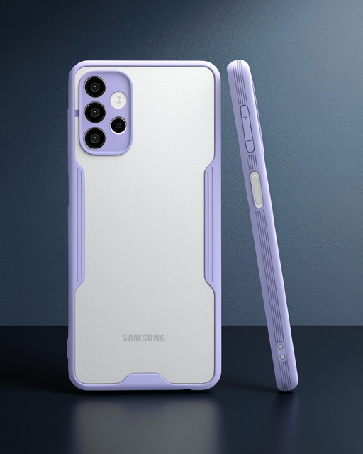Samsung Galaxy A52 Kılıf Platin Silikon - Lila
