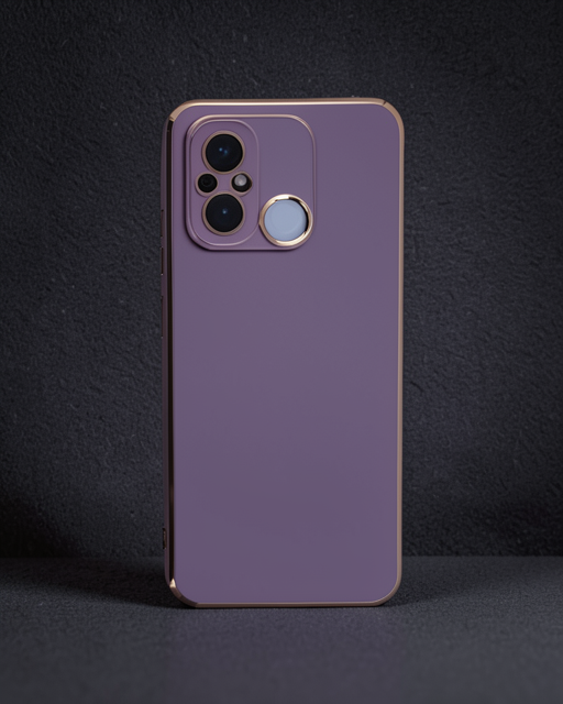 Xiaomi Redmi 12c Kılıf Volet Silikon - Mor