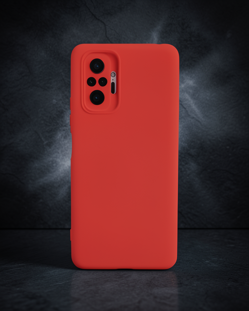 Xiaomi Redmi Note 10 Pro Kılıf Nano İçi Kadife Silikon - Turuncu
