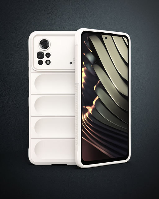 Xiaomi Poco X4 Pro 5g Kılıf Optimum Silikon - Krem