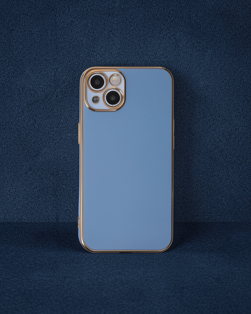 Apple İphone 15 Kılıf Volet Silikon - Mavi