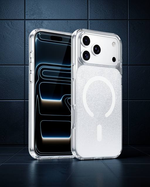 Onegif Apple İphone 17 Pro Max Sora Simli Magsafe Kapak - Beyaz