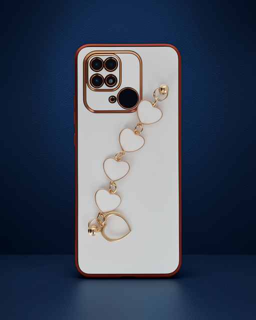 Xiaomi Redmi 10c Kılıf Esila Silikon - Beyaz