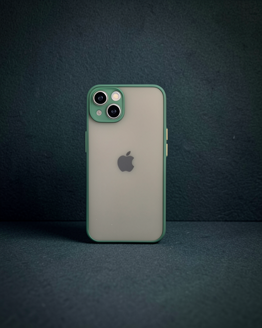 Apple İphone 14 Kılıf Montreal Silikon Kapak - Yeşil