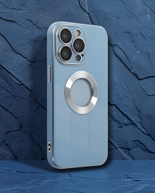 Apple İphone 13 Pro Max Kılıf Store Silikon - Sierra Blue