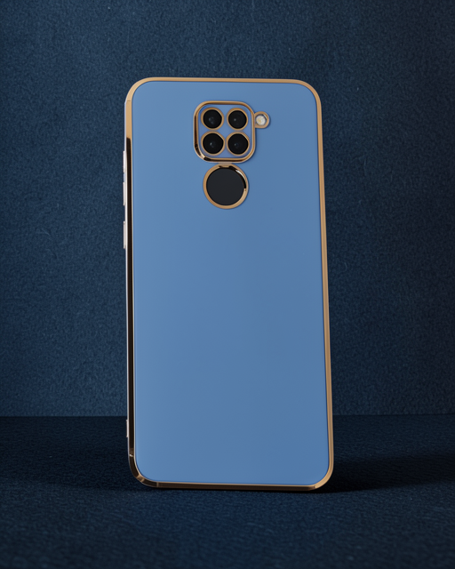 Xiaomi Redmi Note 9 Kılıf Volet Silikon - Mavi