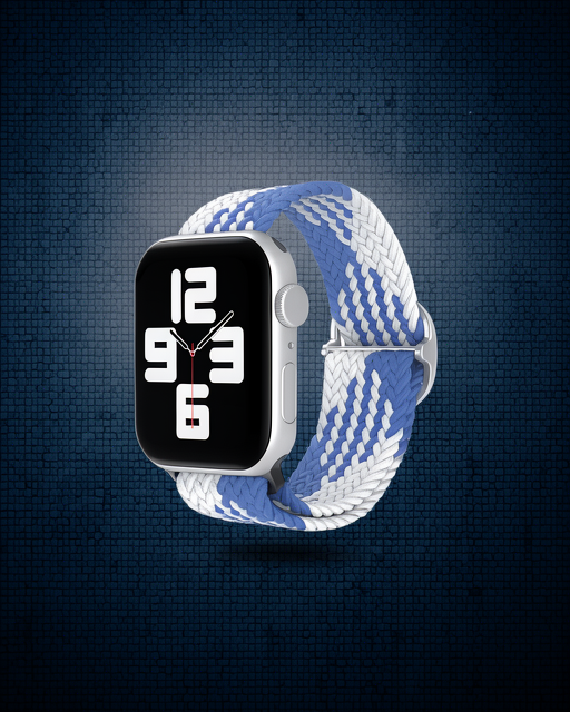 Apple Watch 42mm Kordon - Mavi-beyaz