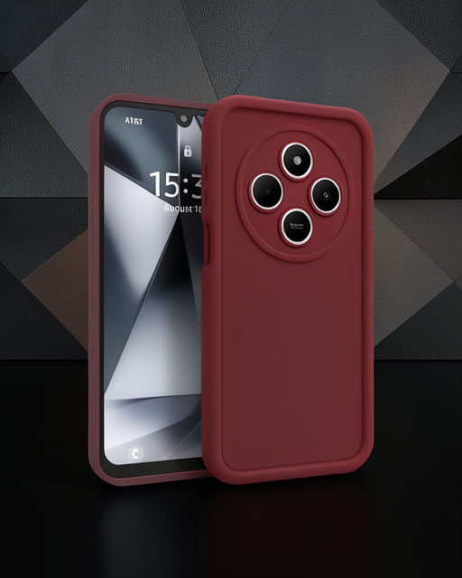 Xiaomi Redmi 14c Kılıf Viera Silikon - Bordo