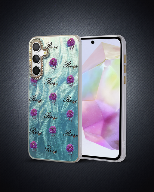 Samsung Galaxy A35 5g Kılıf Blade Aynalı Desenli Kapak - Desen 9