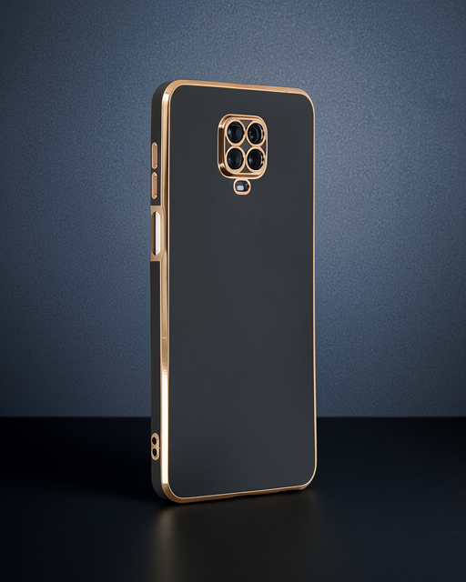 Xiaomi Redmi Note 9 Pro Kılıf Volet Silikon - Siyah