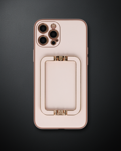 Apple İphone 12 Pro Kılıf Coco Elit Kapak - Pudra