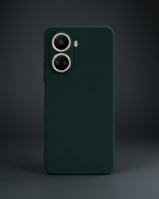Huawei Nova 10 Se Kılıf First Silikon - Koyu Yeşil