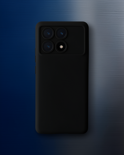 Xiaomi Poco X6 Pro Kılıf Nano İçi Kadife Silikon - Siyah