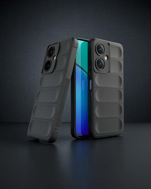 Vivo Y27 Kılıf Optimum Silikon - Siyah