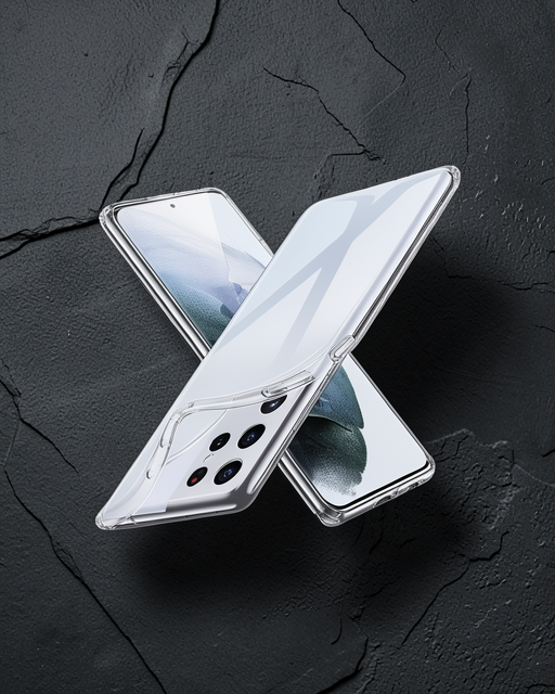 Samsung Galaxy S21 Ultra Kılıf Lüx Şeffaf Silikon