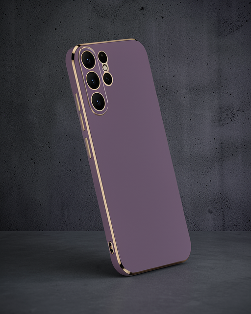 Samsung Galaxy S24 Ultra Kılıf Volet Silikon - Mor