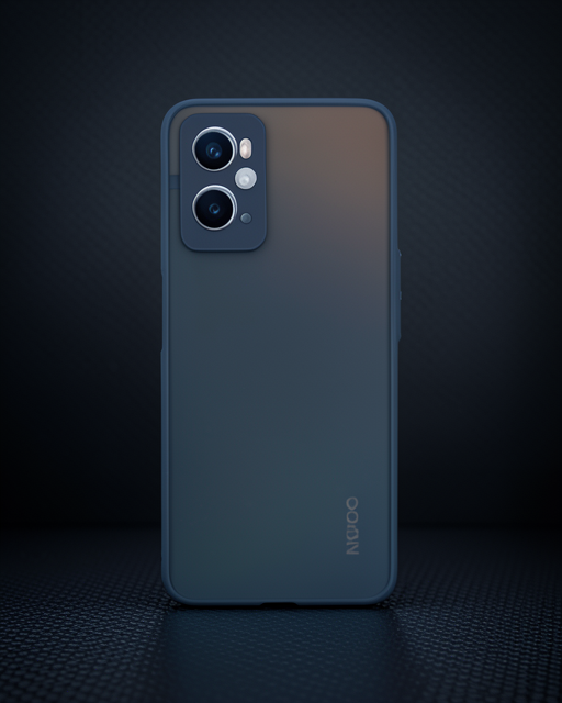 Oppo A96 Kılıf Montreal Silikon Kapak - Lacivert